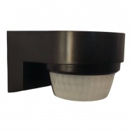 IP65 Outdoor 240° PIR Motion Sensor Black / Corner or Flat Mount