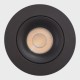 Large Ceiling Recessed Tilt GU10 Downlight 105mm - Matt Black