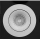 Large Ceiling Recessed Tilt GU10 Downlight 105mm - Matt White