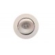 Large Ceiling Recessed Tilt GU10 Downlight 105mm - Matt White