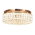 Rose Gold Crystal LED Flush Ceiling Light 60W – CCT Adjustable 3000K-6000K – Dimmable – 500mm