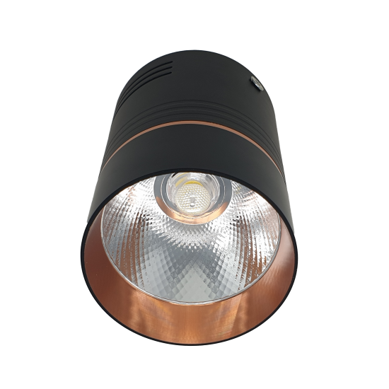 10W Led Copper Matt Black Ceiling Surface Mount Cylinder Downlight Spotlight 10W Led Copper Matt Black Ceiling Surface Mount Cylinder Downlight Spotlight