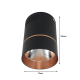 10W Led Copper Matt Black Ceiling Surface Mount Cylinder Downlight Spotlight 10W Led Copper Matt Black Ceiling Surface Mount Cylinder Downlight Spotlight