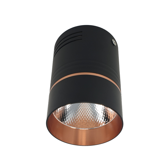 10W Led Copper Matt Black Ceiling Surface Mount Cylinder Downlight Spotlight 10W Led Copper Matt Black Ceiling Surface Mount Cylinder Downlight Spotlight