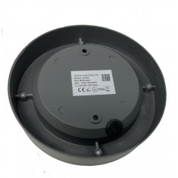 Round Grey Mini Bulkhead Wall Garden Lights Outdoor IP65 Waterproof