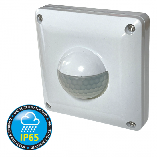 Automatic Wall Switch Plate PIR Motion detector Sensor IP65 Outdoor/Indoor