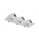 GU10 Rectangle Ceiling Recessed Kitchen Lounge Downlight Spotlight Matt White 