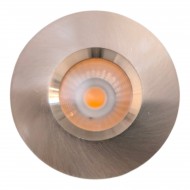 3W Mini LED Downlight Spotlight – Round Recessed Ceiling Light in Brushed Chrome Finish | Energy-Efficient Accent Lighting