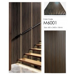 Acoustic Slat Wall Wood Panel 2400 x 600 