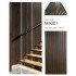 Acoustic Slat Wall Panel 2400 x 600 Walnut | Wood Panels UK