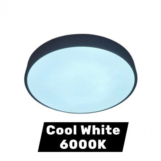 Blue 36W LED Flush Ceiling Light – Round Design with Adjustable CCT Blue 36W LED Flush Ceiling Light – Round Design with Adjustable CCT