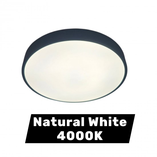 Blue 36W LED Flush Ceiling Light – Round Design with Adjustable CCT Blue 36W LED Flush Ceiling Light – Round Design with Adjustable CCT