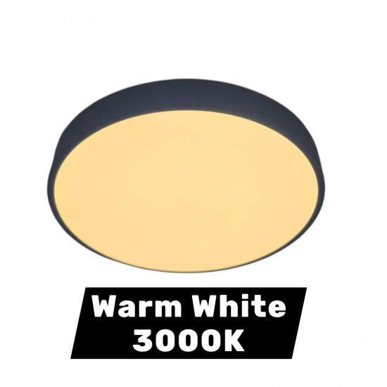 Blue 36W LED Flush Ceiling Light – Round Design with Adjustable CCT Blue 36W LED Flush Ceiling Light – Round Design with Adjustable CCT