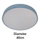 Blue 36W LED Flush Ceiling Light – Round Design with Adjustable CCT Blue 36W LED Flush Ceiling Light – Round Design with Adjustable CCT