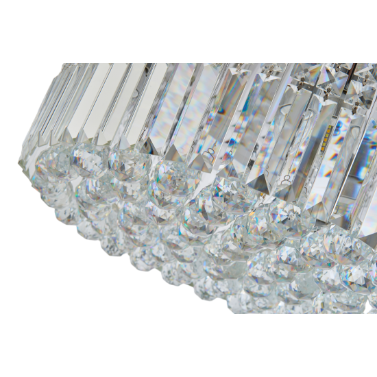 Luxury Crystal K9 Glass Pendant Crystal Droplets Chandelier Ceiling Light