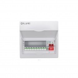 LIVE 12 Way SPD 100A Metal Consumer Unit (9 Useable)