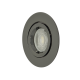 Large Scoop GU10 Ceiling Recessed Tilt Downlight Spotlight Black Chrome