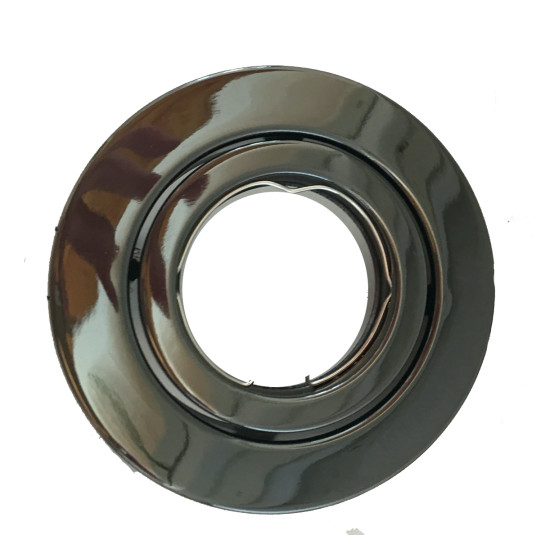 Tiltable GU10 Ceiling Spotlight Downlight Black Chrome  Finish UKEW®