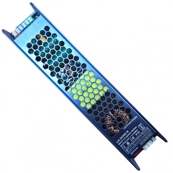 300W 24V LED Strip Light Transformer DIP Switch Adjustable Brightness 