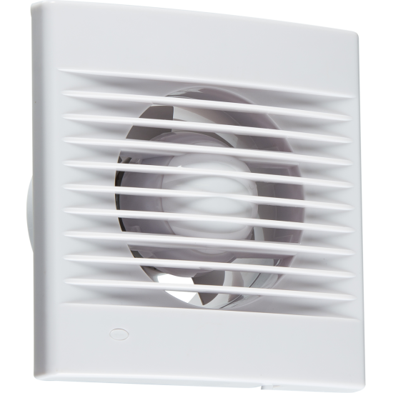 100mm Extractor Fan White with Overrun Timer