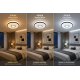 Sparkling Effect 24W LED Colour Change Acrylic Flush Ceiling Light 395mm