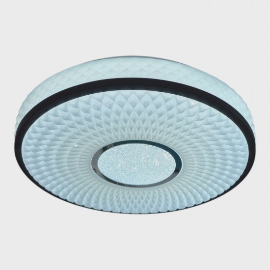 Sparkling Effect 24W LED Colour Change Acrylic Flush Ceiling Light 395mm
