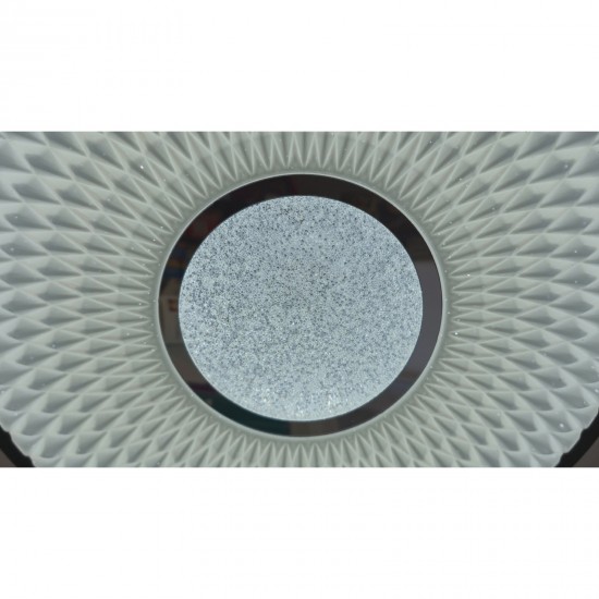 Sparkling Effect 24W LED Colour Change Acrylic Flush Ceiling Light 395mm