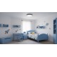 Blue 36W LED Flush Ceiling Light – Round Design with Adjustable CCT