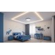 Blue 36W LED Flush Ceiling Light – Round Design with Adjustable CCT