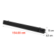 Infrared wall or ceiling Radiant heater 1800W or 2400W IP44 Remote Control Black Finish