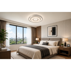Designer 45W Round Large 500mm Ceiling Light CCT Colour Change