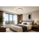 Designer 45W Round Large 600mm Ceiling Light CCT Colour Change