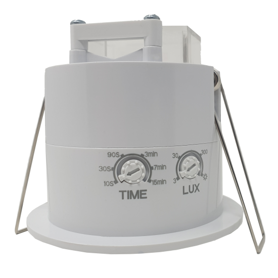IP65 PIR Recessed Ceiling Infrared Motion Sensor White