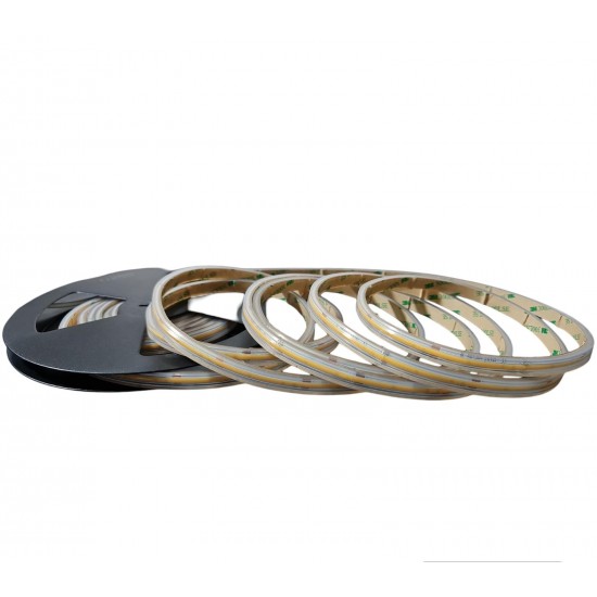 IP67 Extrusion COB 9W LED Dotless Strip Light Waterproof 24V / 480 LED / CRI 90 / 3000K / 5M Roll IP67 Extrusion COB 9W LED Dotless Strip Light Waterproof 24V / 480 LED / CRI 90 / 3000K / 5M Roll