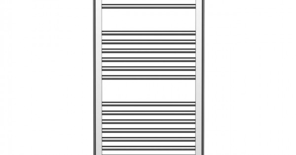Purecell Model 400 Radiator 400W Electric Liquid Filled Towel Radiator Straight Chrome ...