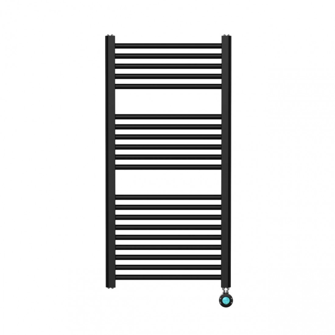 400W Electric Liquid Filled Towel Radiator Straight Matt ...