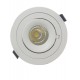 10W Dimmable Form Tilt Recessed Indoor Ceiling Gimbal Down Light White Finish 10W Dimmable Form Tilt Recessed Indoor Ceiling Gimbal Down Light White Finish