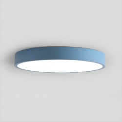Blue 36W LED Flush Ceiling Light – Round Design with Adjustable CCT