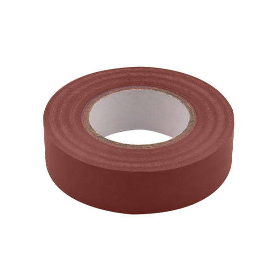 Brown Electrical PVC Insulation Tape 19mm x 20m Brown Electrical PVC Insulation Tape 19mm x 20m