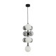 Celestial Cluster Vertical Smoked Chandelier Ceiling Suspension Light
