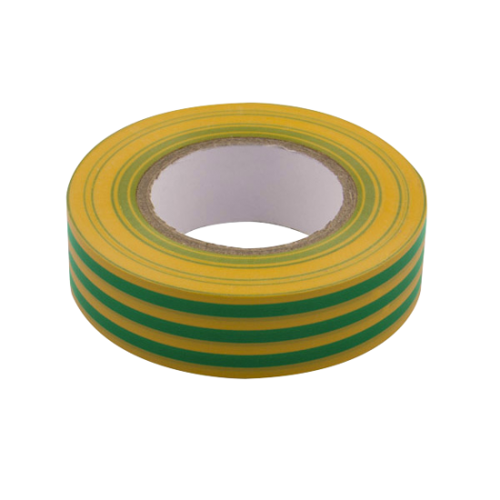 Earth Green Yellow Electrical PVC Insulation Tape 19mm x 20m Earth Green Yellow Electrical PVC Insulation Tape 19mm x 20m