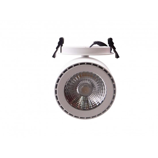LED 30W Ceiling Recessed Scoop Tilt Adjustable Focus Light CCT Adjustable