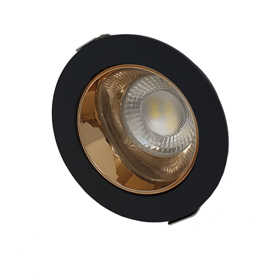 Ceiling reflector recessed fix downlight Rose Gold Black or White Black Chrome Ceiling reflector recessed fix downlight Rose Gold Black or White Black Chrome