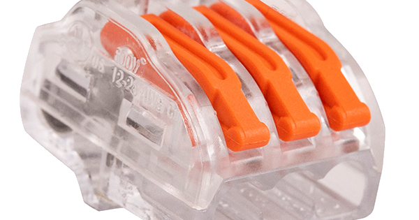 Using Spring Lever Connector Terminal Unicrimp 3 Port Spring Lever Connector Terminal 32A (50 ...