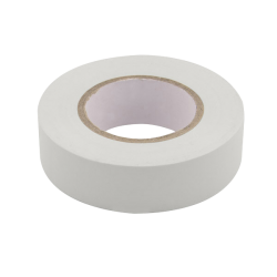 White Electrical PVC Insulation Tape 19mm x 20m