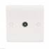 Single satellite F-type outlet wall plate plug socket