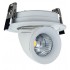 10W Dimmable Form Tilt Recessed Indoor Ceiling Gimbal Down Light White Finish 