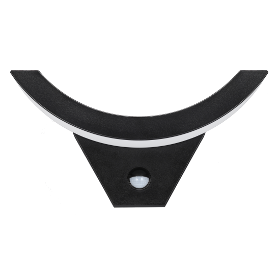 10W Integrated Led External Wall Curved Pir Light IP54 Waterproof  10W Integrated Led External Wall Curved Pir Light IP54 Waterproof