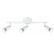 GU10 Easy Fit 3 Way Adjustable Ceiling Straight Bar Light Fixture