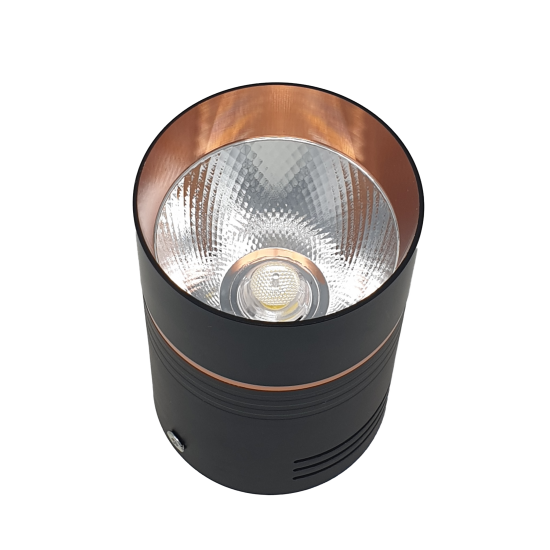 10W Led Copper Matt Black Ceiling Surface Mount Cylinder Downlight Spotlight 10W Led Copper Matt Black Ceiling Surface Mount Cylinder Downlight Spotlight